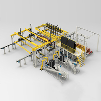 Sistema de fabricación de malla de acero de red automática