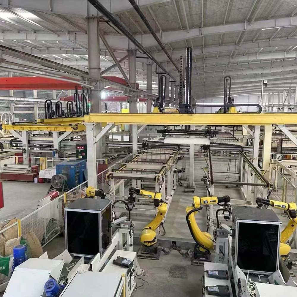 Sistema de fabricación de malla de acero de red automática