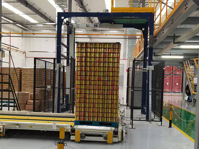 Máquina de envoltura de brazo automático