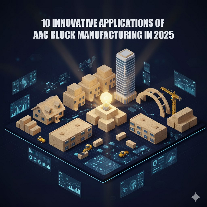 Diez aplicaciones innovadoras de la fabricación de bloques AAC en 2025