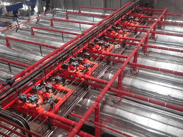 Sistema automático de distribución de vapor y recuperación de vapor residual